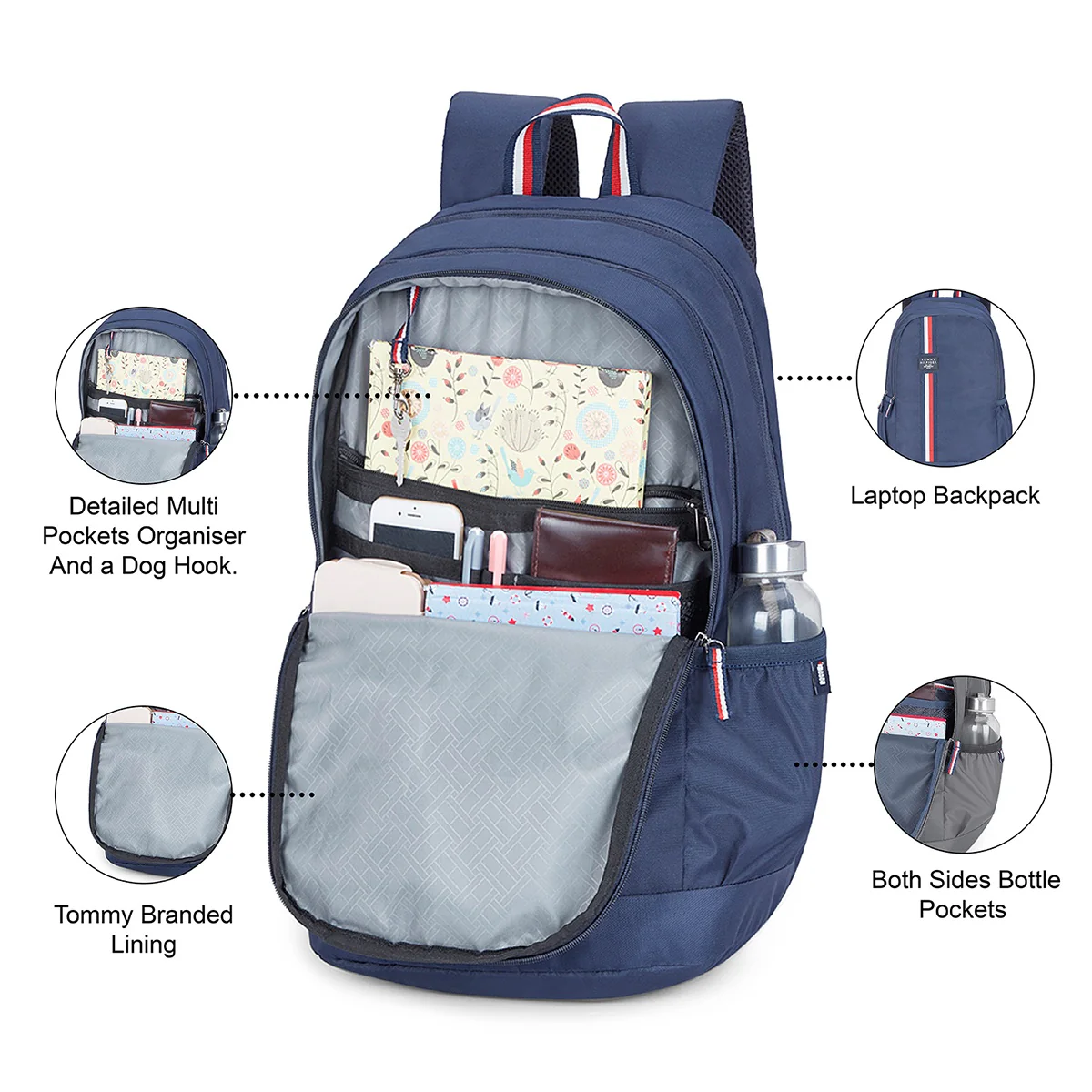 Tommy Hilfiger Blaise Laptop Backpack - Image 6