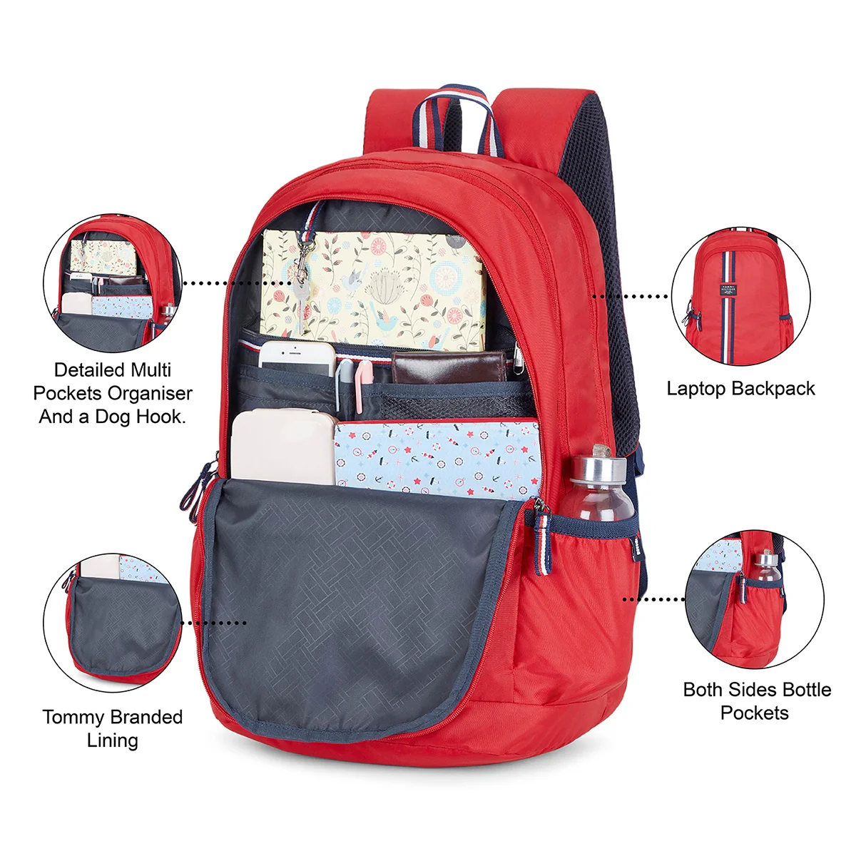 Tommy Hilfiger Blaise Laptop Backpack - Image 6
