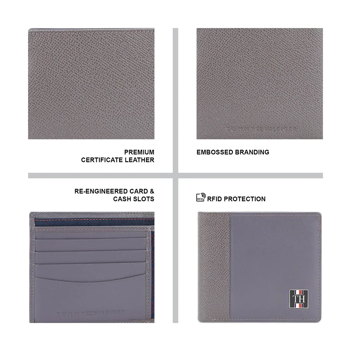 Tommy Hilfiger Bottrop Men's Leather Global Coin Wallet - Image 4
