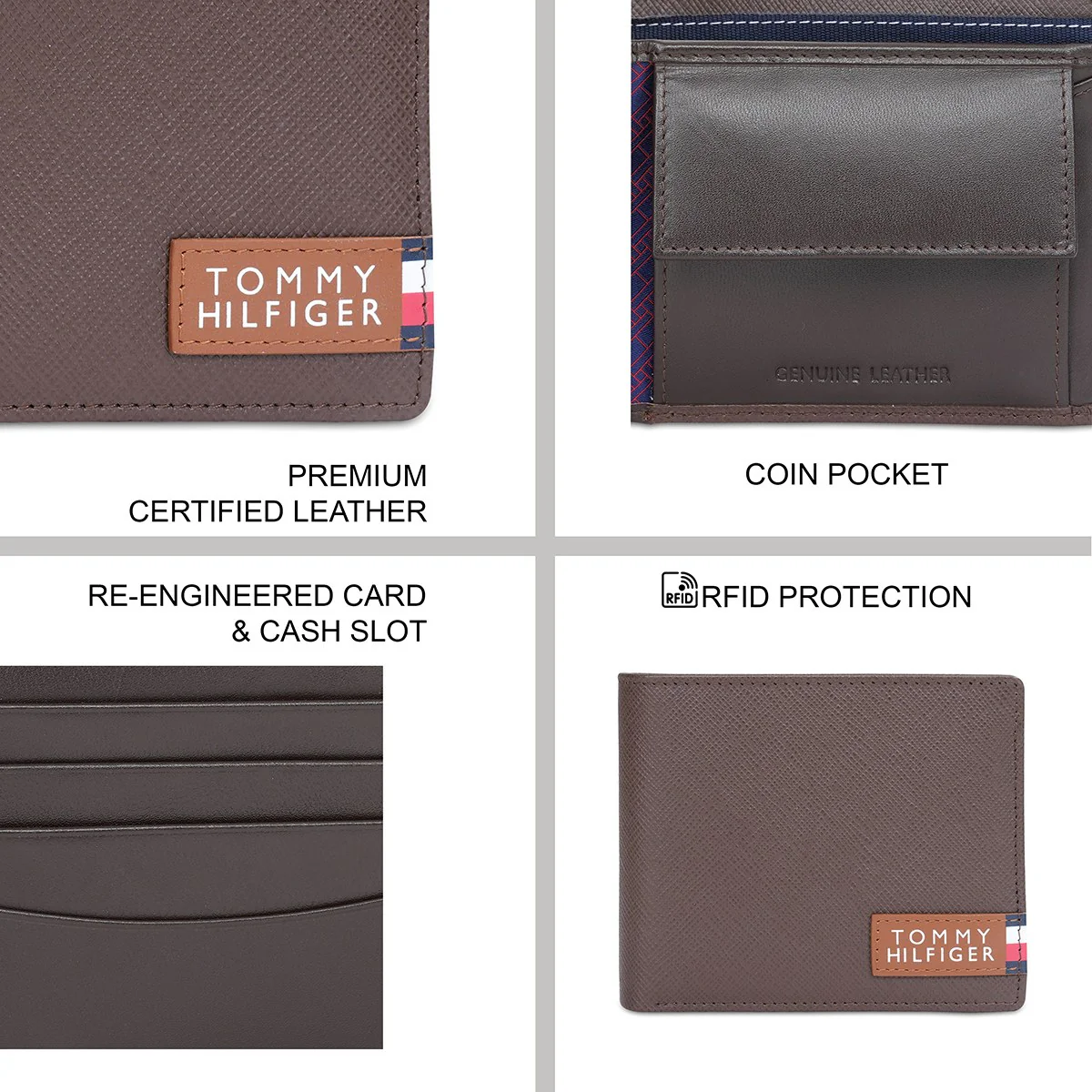 Tommy Hilfiger Brant Men's Global Coin Wallet - Image 8