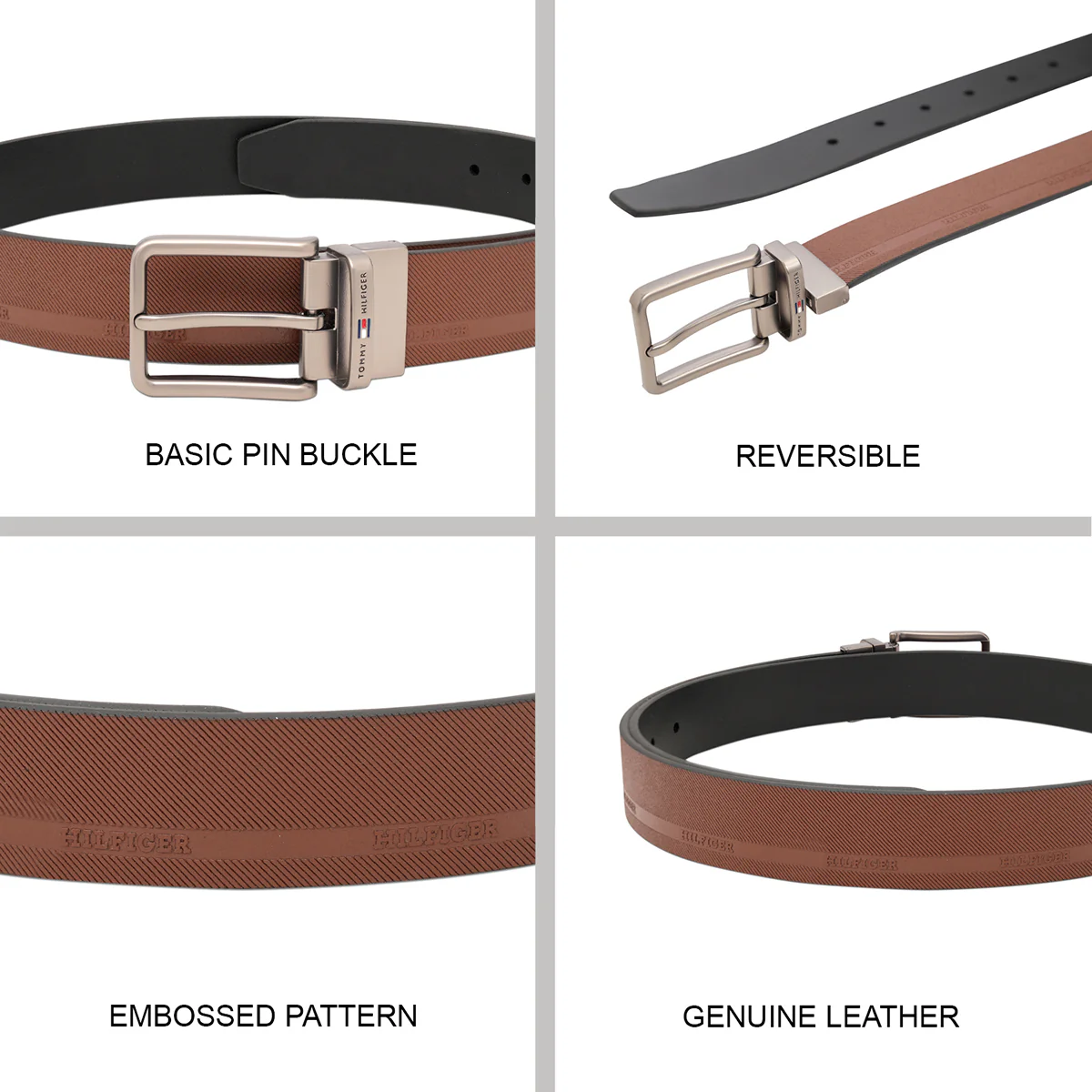 Tommy Hilfiger Braswell Men's Reversible Belt - Image 7