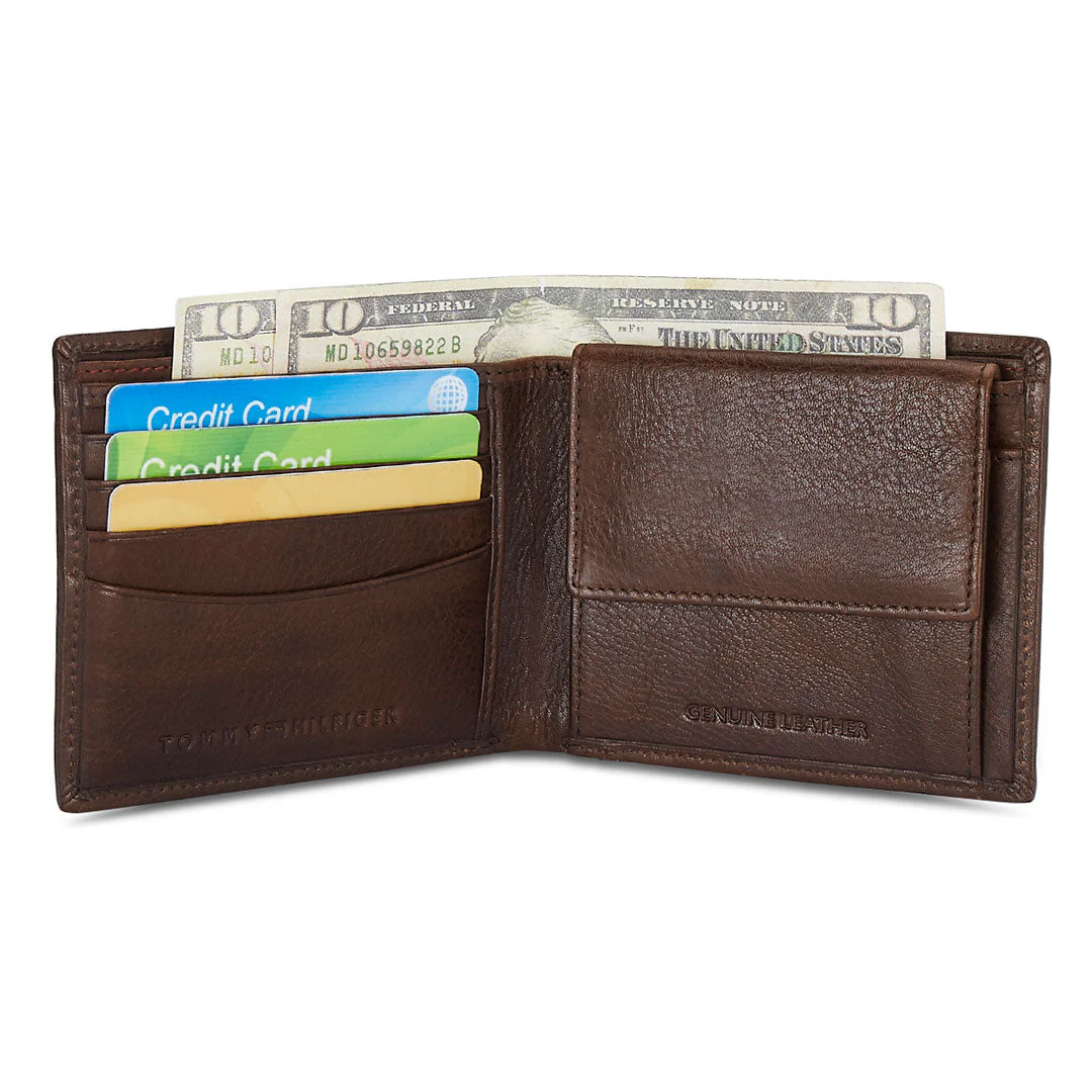 Tommy Hilfiger Brennen Men's Leather Global Coin Wallet - Image 5