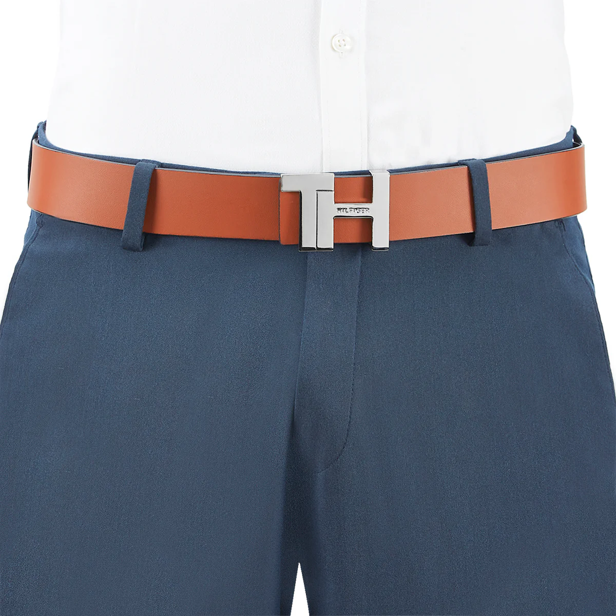 Tommy Hilfiger Brio Men's Reversible Leather Belt - Image 13