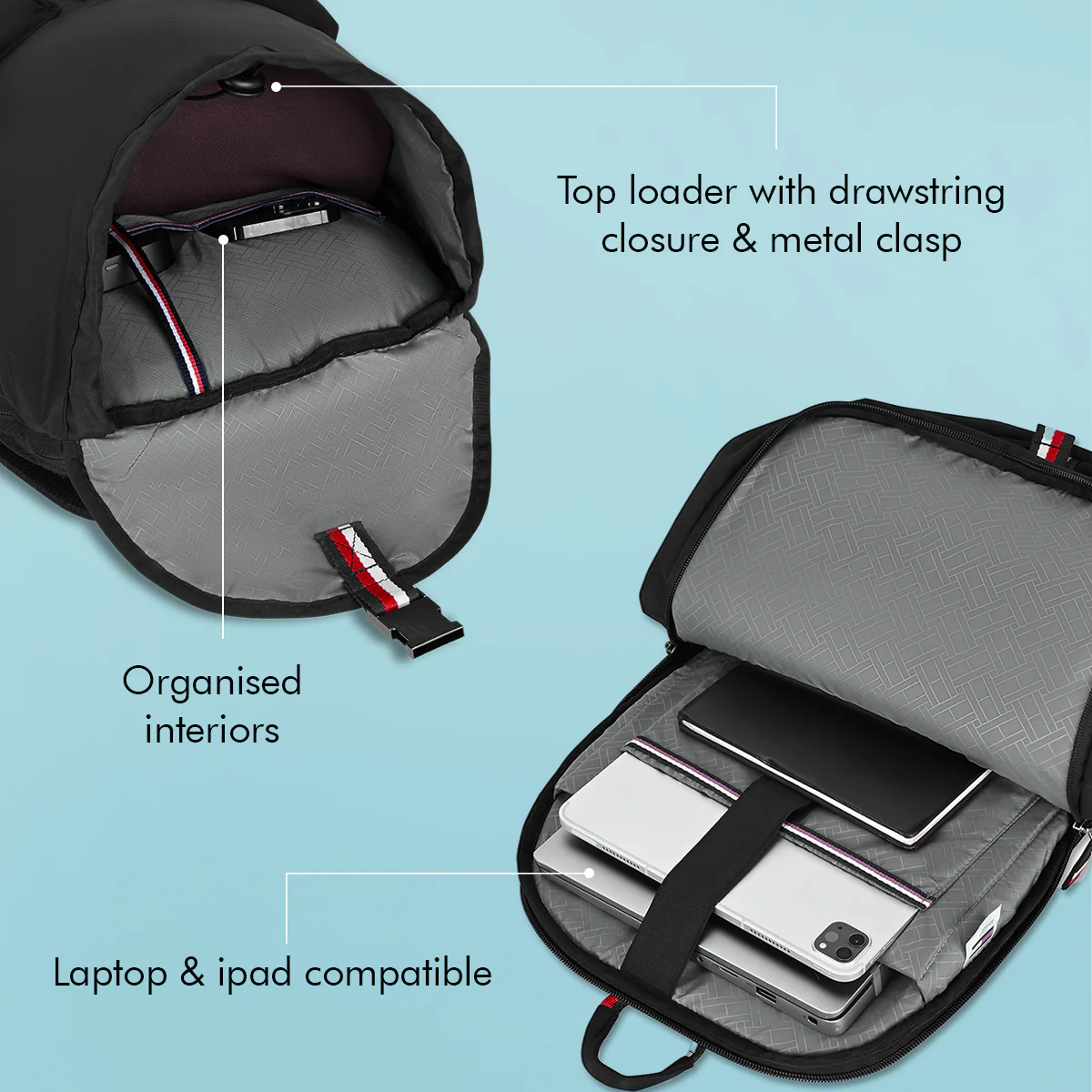 Tommy Hilfiger Brogan Laptop Backpack - Image 2