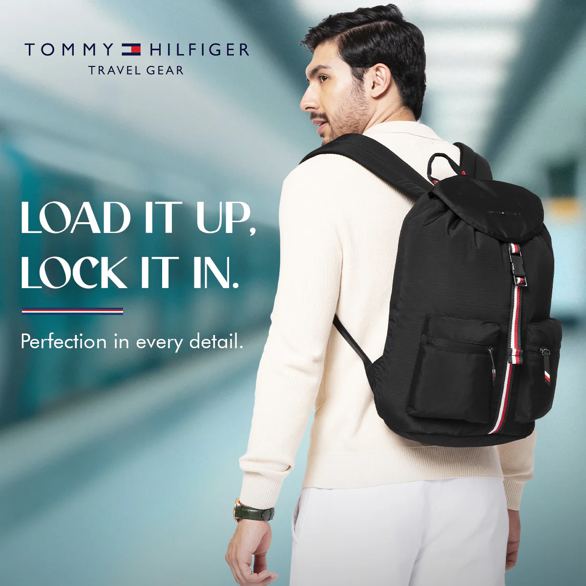 Tommy Hilfiger Brogan Laptop Backpack - Image 6