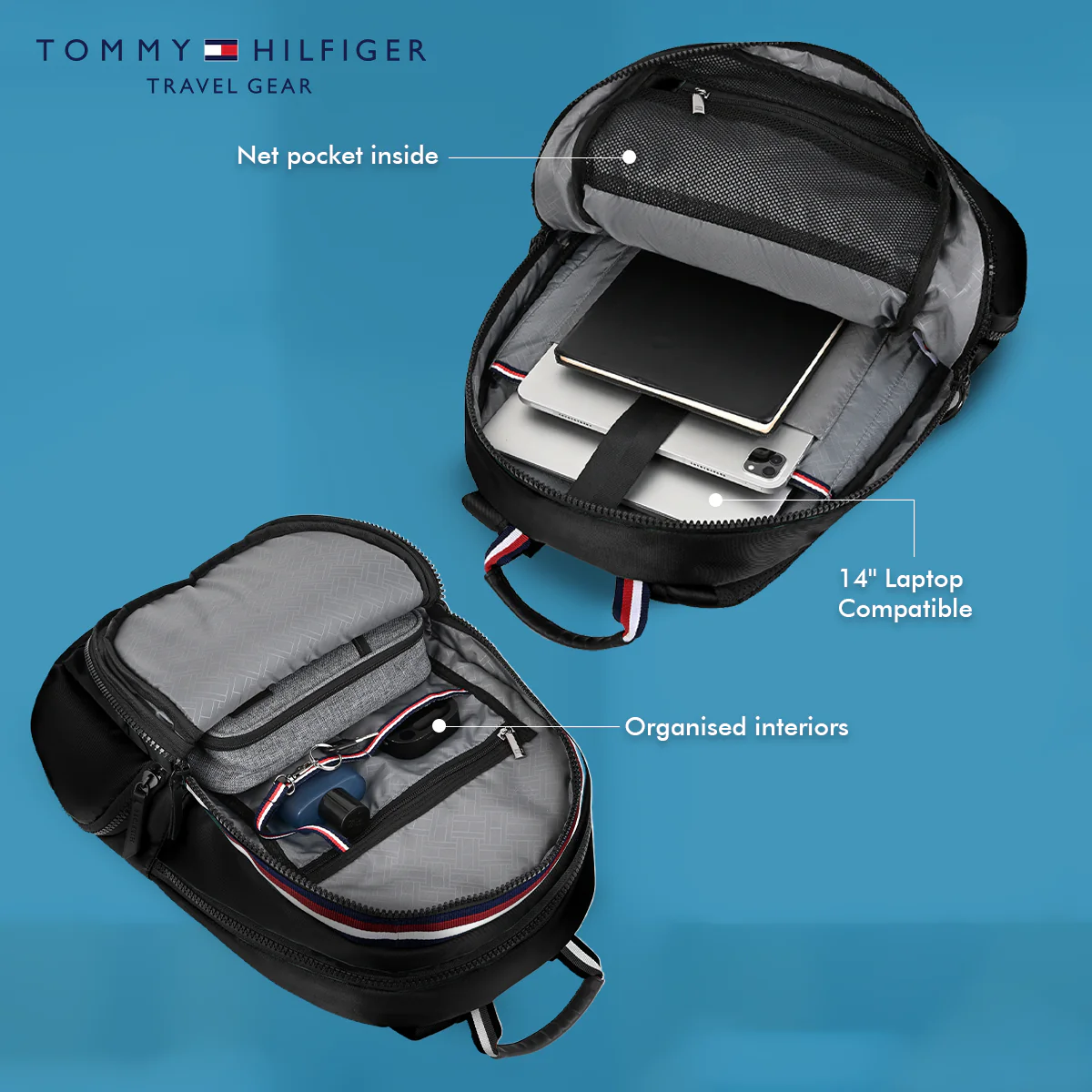 Tommy Hilfiger Bronson Laptop Backpack - Image 5