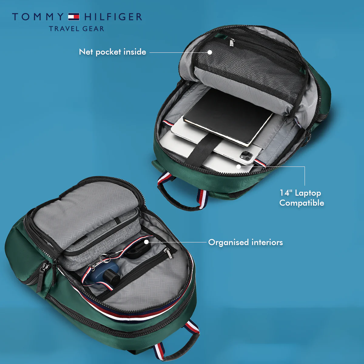 Tommy Hilfiger Bronson Laptop Backpack - Image 5
