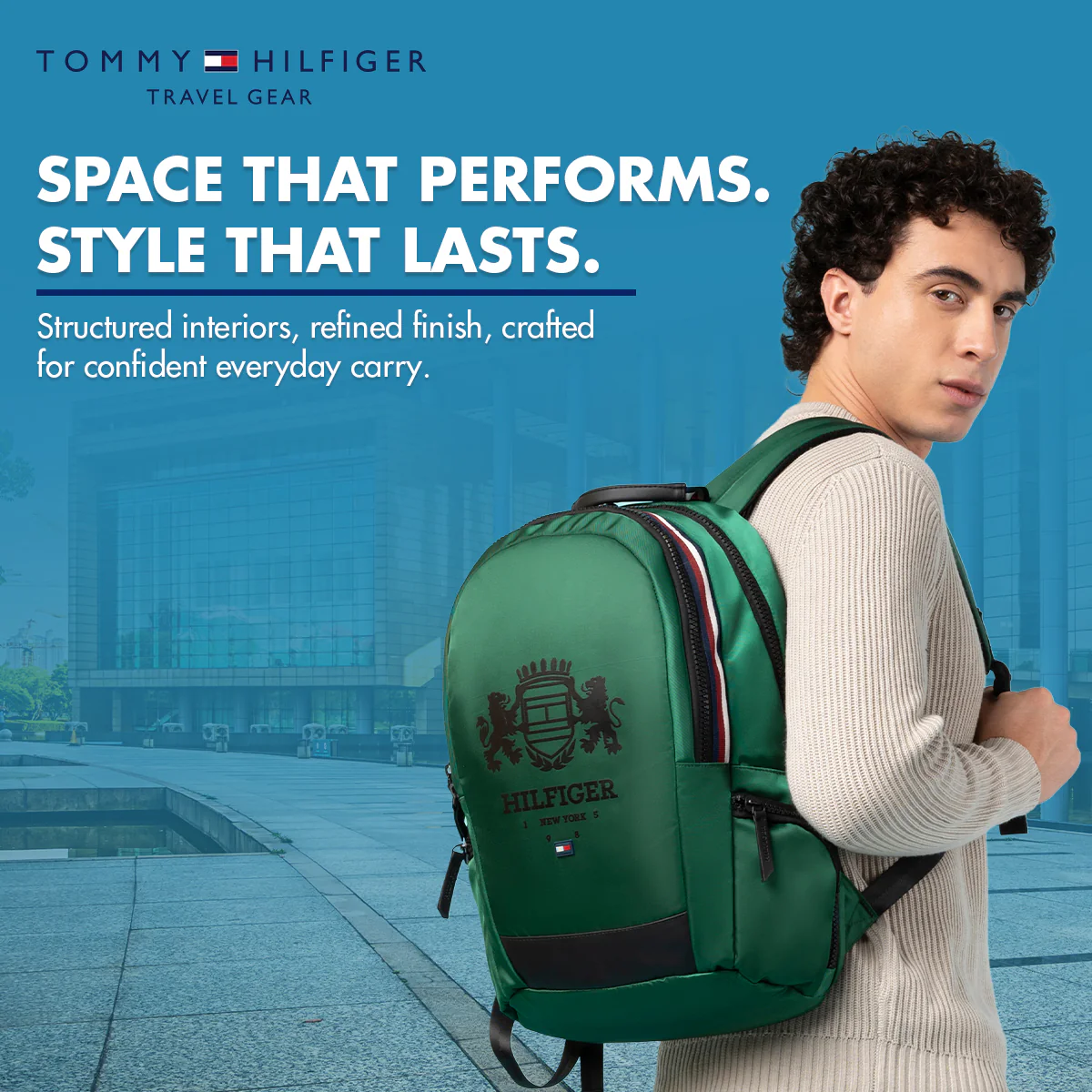 Tommy Hilfiger Bronson Laptop Backpack - Image 6