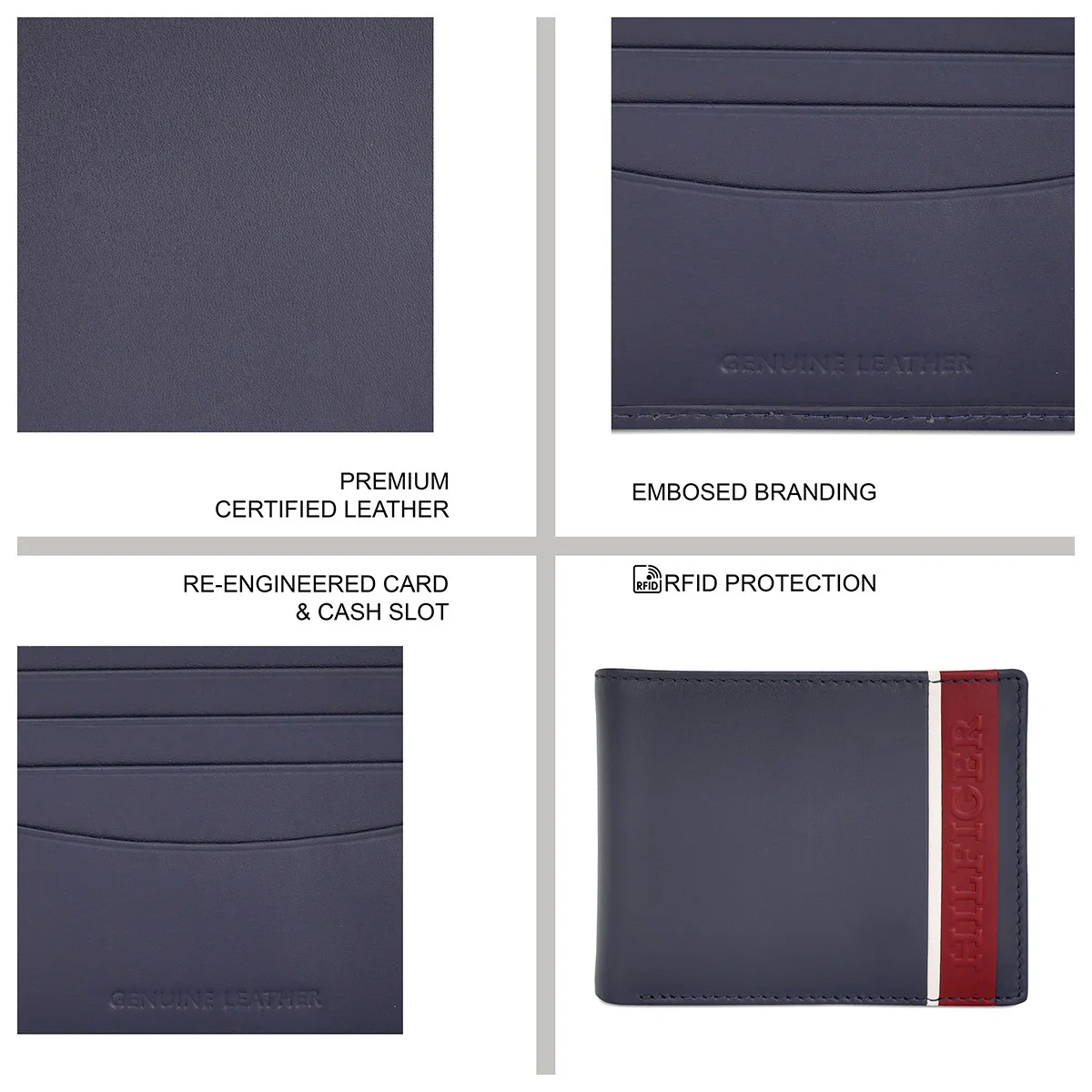 Tommy Hilfiger Bruce Men's Passcase Wallet - Image 7