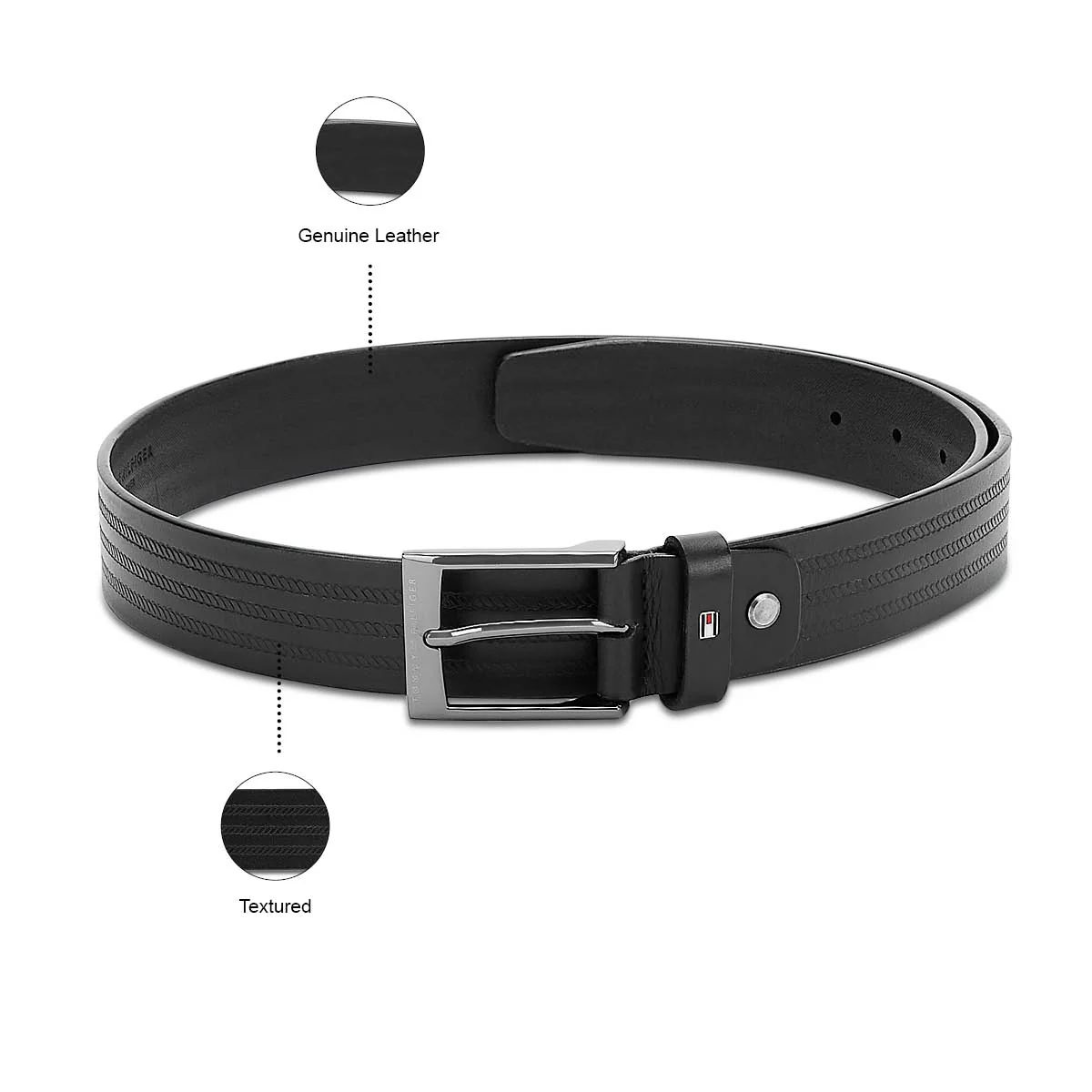 Tommy Hilfiger Caiman Men's Non Reversible Belt - Image 6