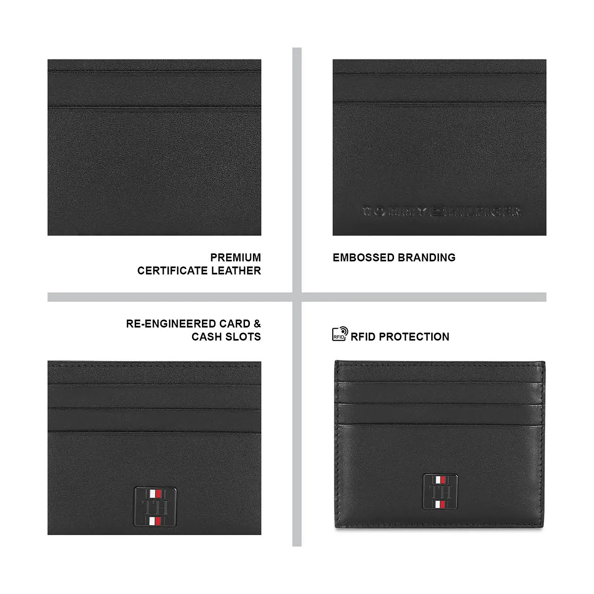 Tommy Hilfiger Calogero Men's Leather Card Holder - Image 4
