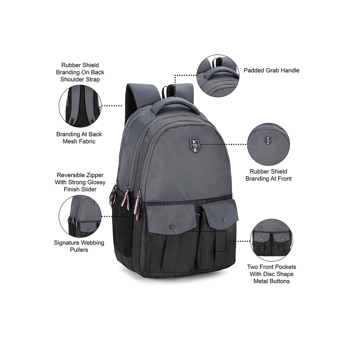 Tommy Hilfiger Camdyn Laptop Backpack - Image 12