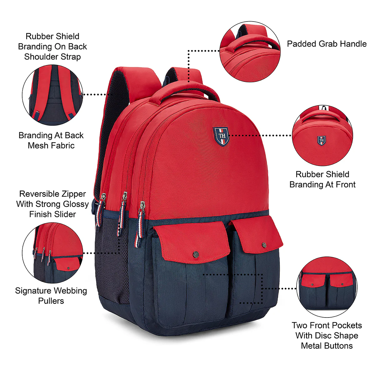 Tommy Hilfiger Camdyn Laptop Backpack - Image 4
