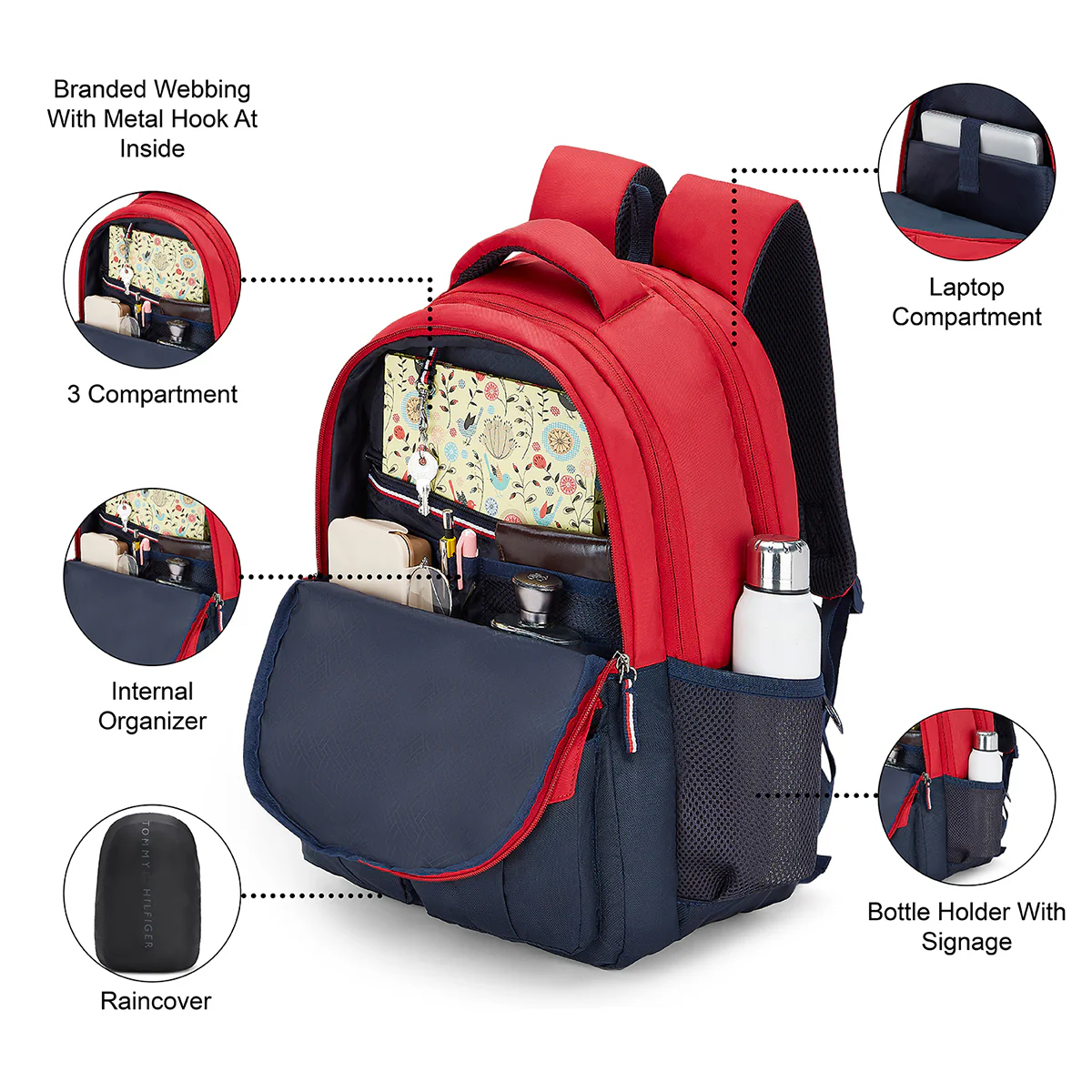 Tommy Hilfiger Camdyn Laptop Backpack - Image 5