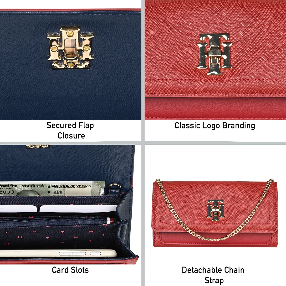 Tommy Hilfiger Cameo Women's Flap Wallet - Image 5