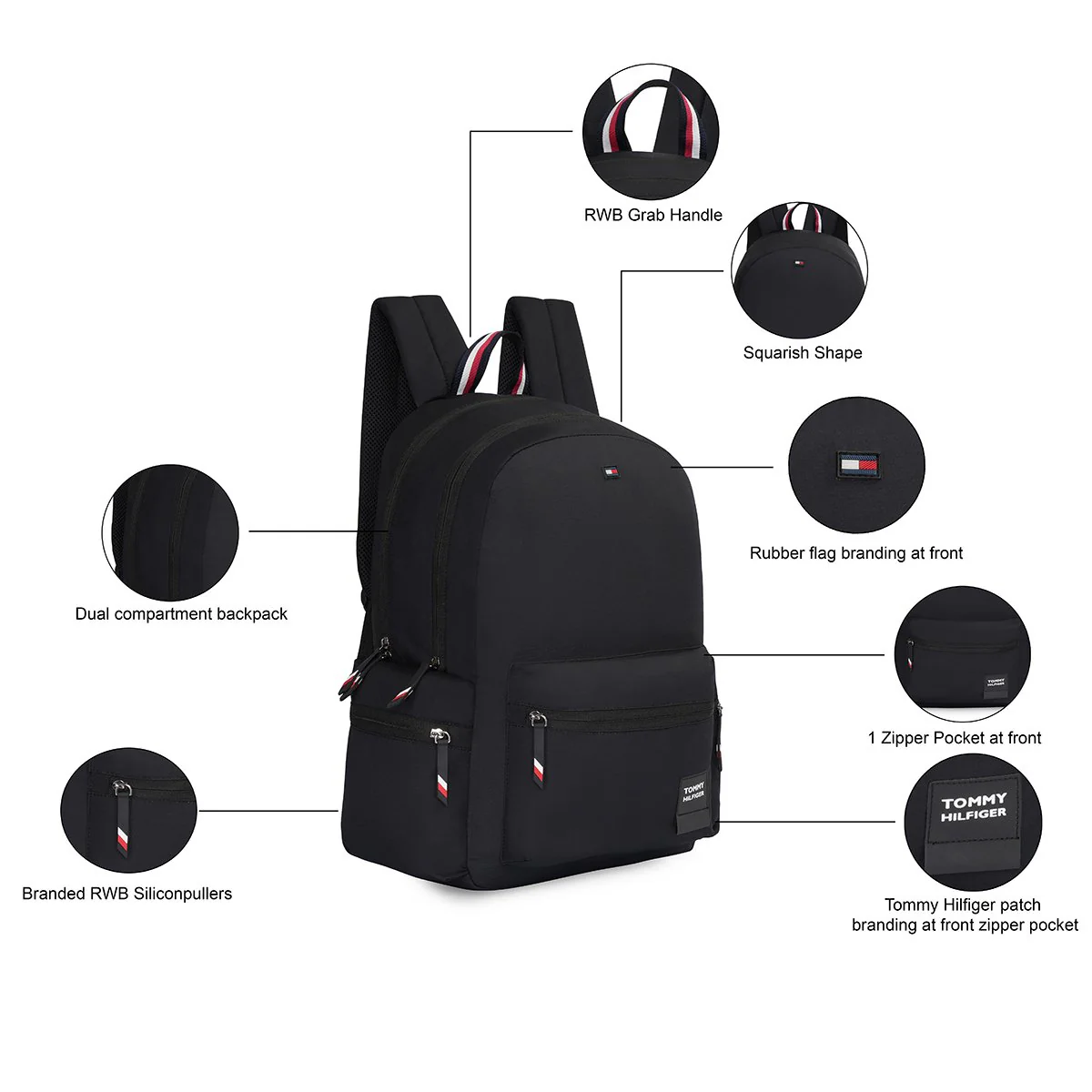 Tommy Hilfiger Cameron Laptop Backpack - Image 3