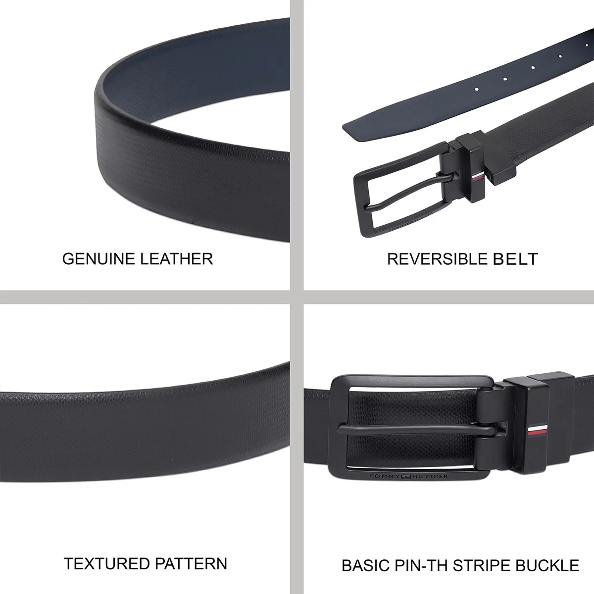Tommy Hilfiger Canewood Men's Reversible Belt - Image 4
