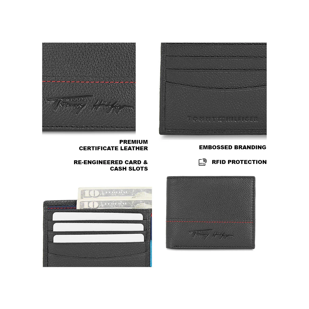 Tommy Hilfiger Cannobio Men's Leather Global Coin Wallet - Image 11