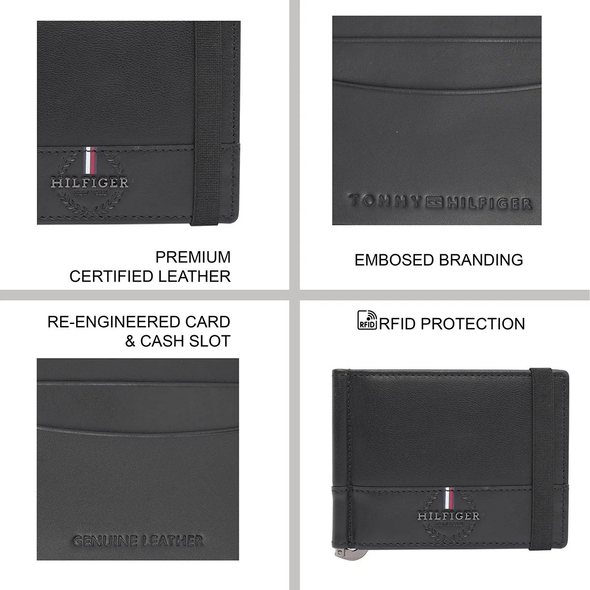 Tommy Hilfiger Casey Men's Moneyclip Wallet - Image 8