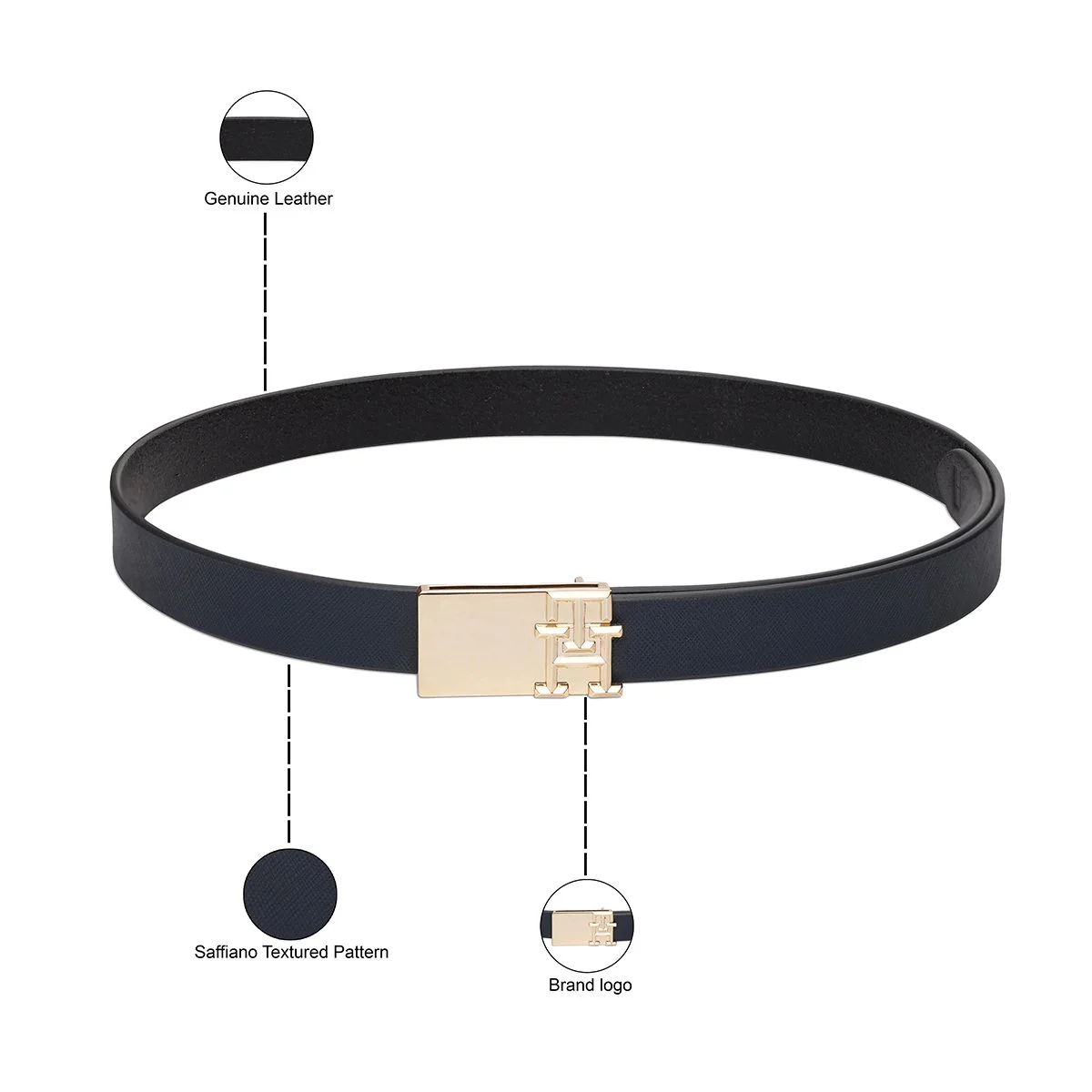 Tommy Hilfiger Cashe Women's Non Reversible Belt - Image 4