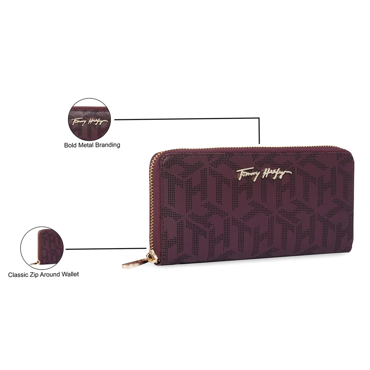 Tommy Hilfiger Celina Women's Zip Around Wallet - Image 3