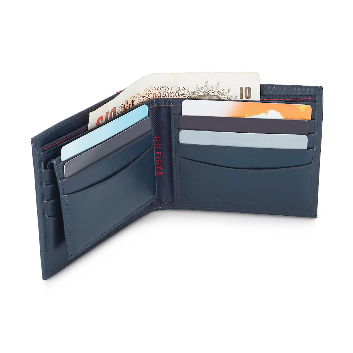 Tommy Hilfiger Checker Men's Passcase Wallet - Image 5