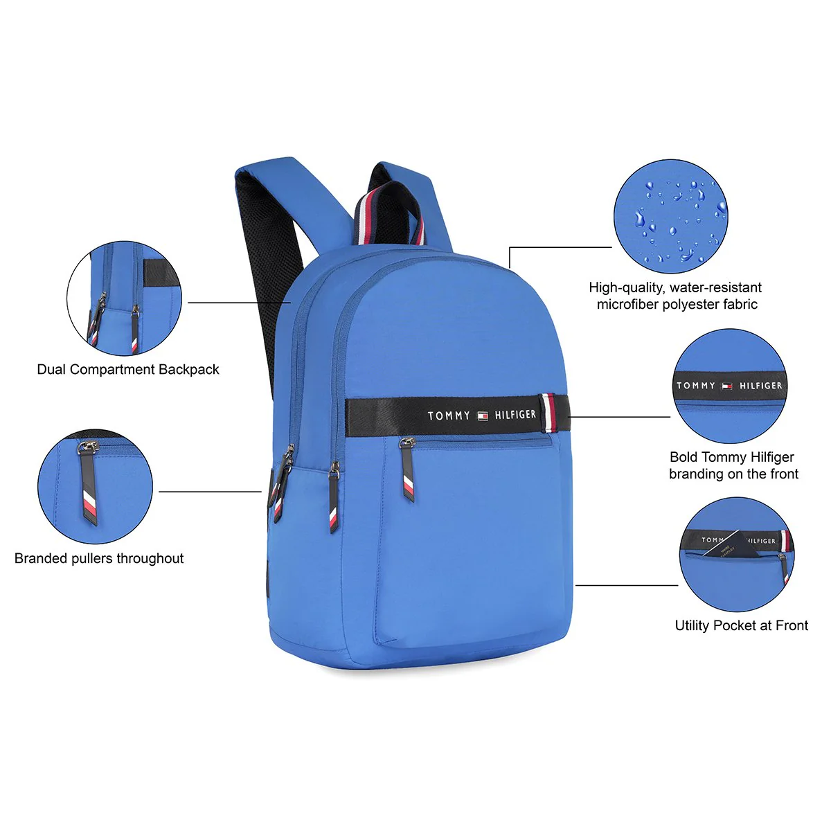 Tommy Hilfiger Claimson Laptop Backpack - Image 3