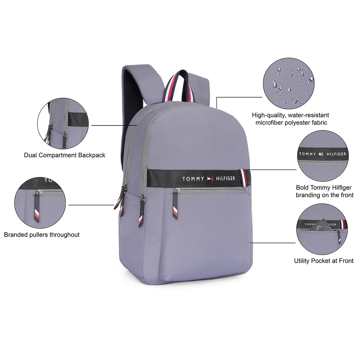Tommy Hilfiger Claimson Laptop Backpack - Image 3