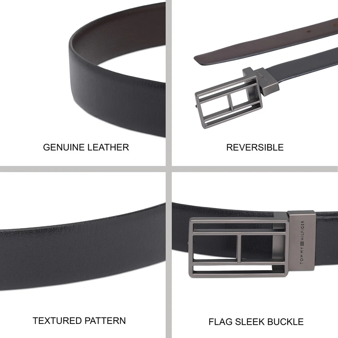 Tommy Hilfiger Clapham Men's Reversible Belt - Image 4