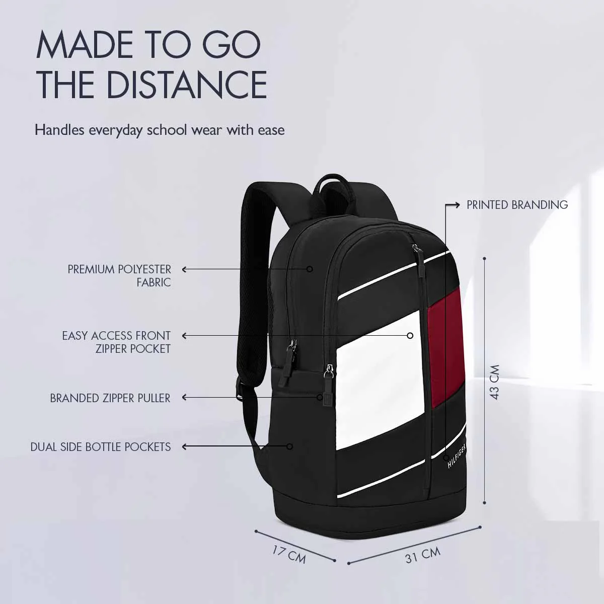 Tommy Hilfiger Cloud Non Laptop Backpack - Image 4