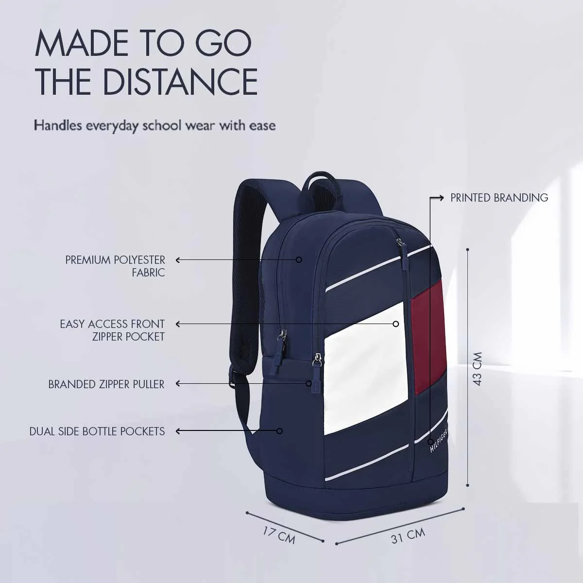 Tommy Hilfiger Cloud Non Laptop Backpack - Image 4