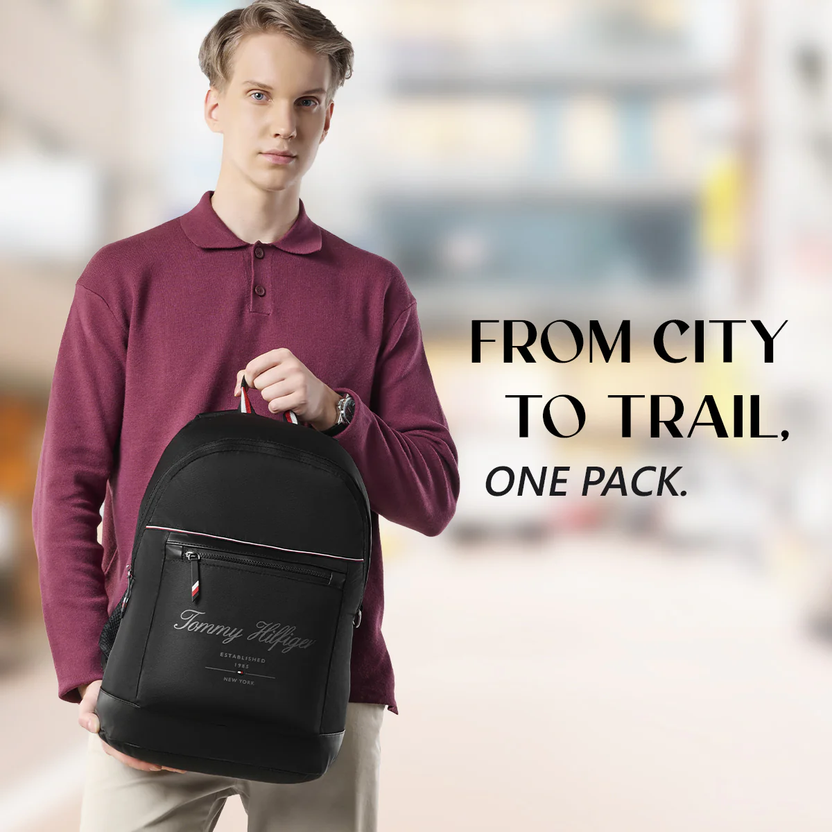 Tommy Hilfiger Copter Laptop Backpack - Image 6
