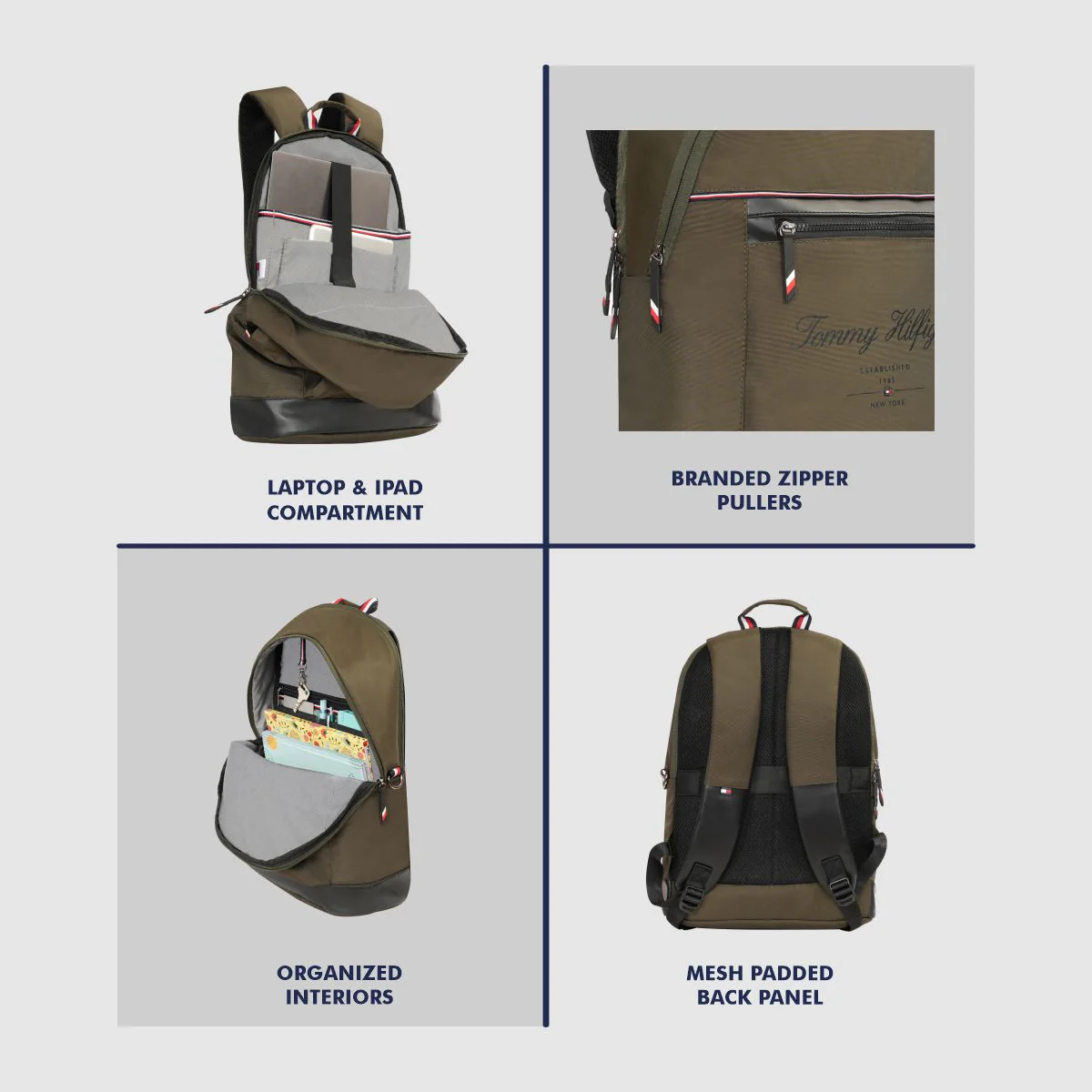Tommy Hilfiger Copter Laptop Backpack - Image 5