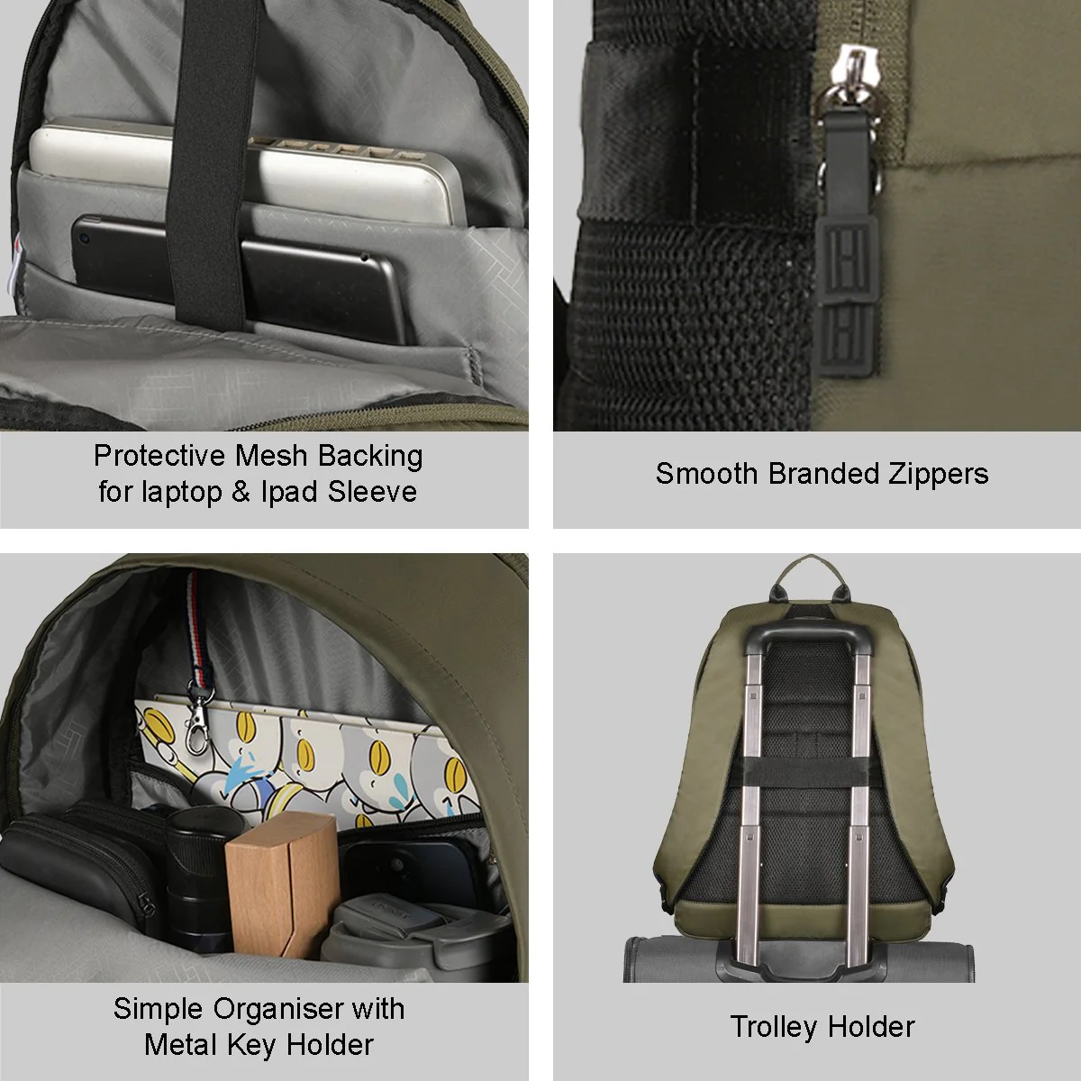 Tommy Hilfiger Corning Laptop Backpack - Image 8
