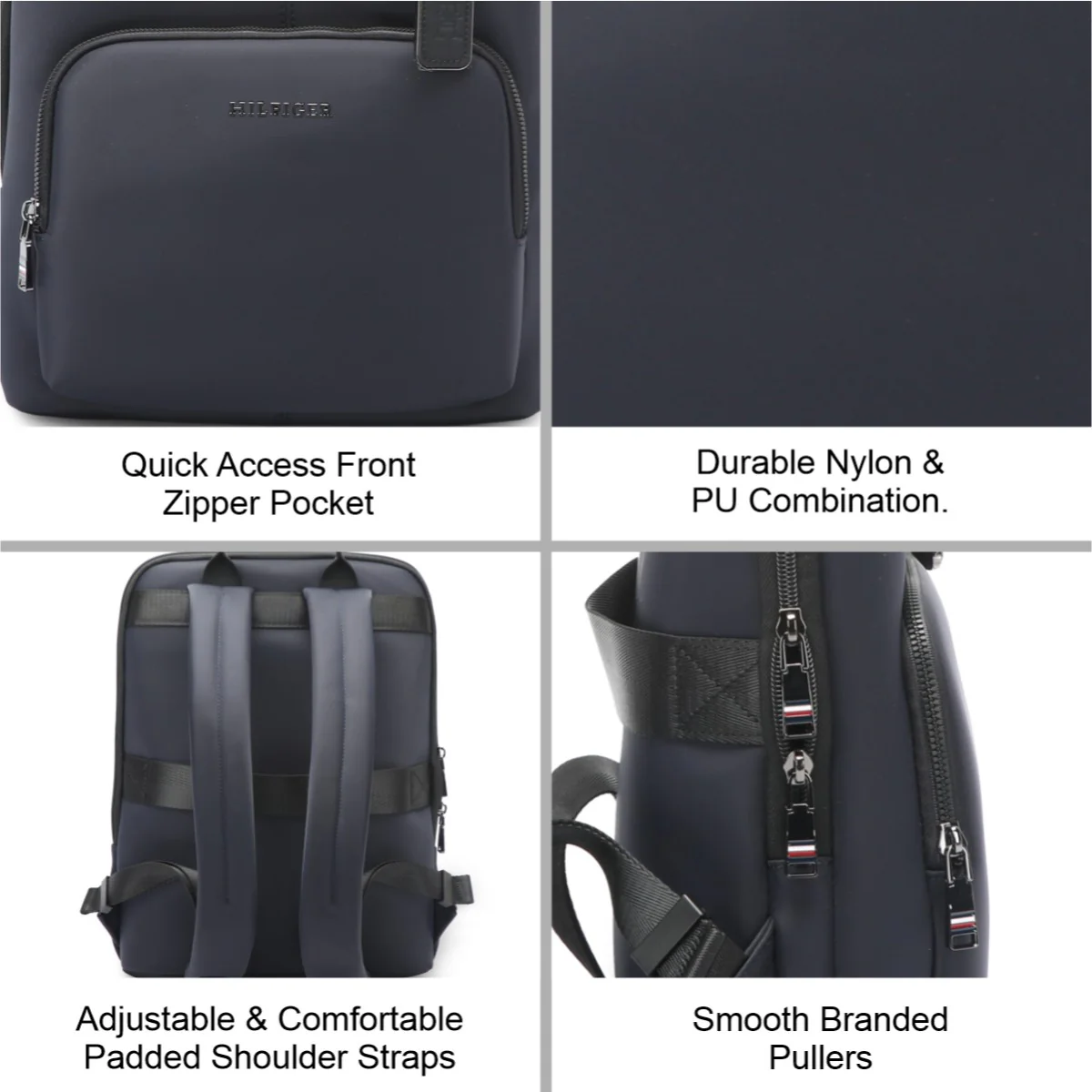 Tommy Hilfiger Crossett Premium Laptop Backpack - Image 6