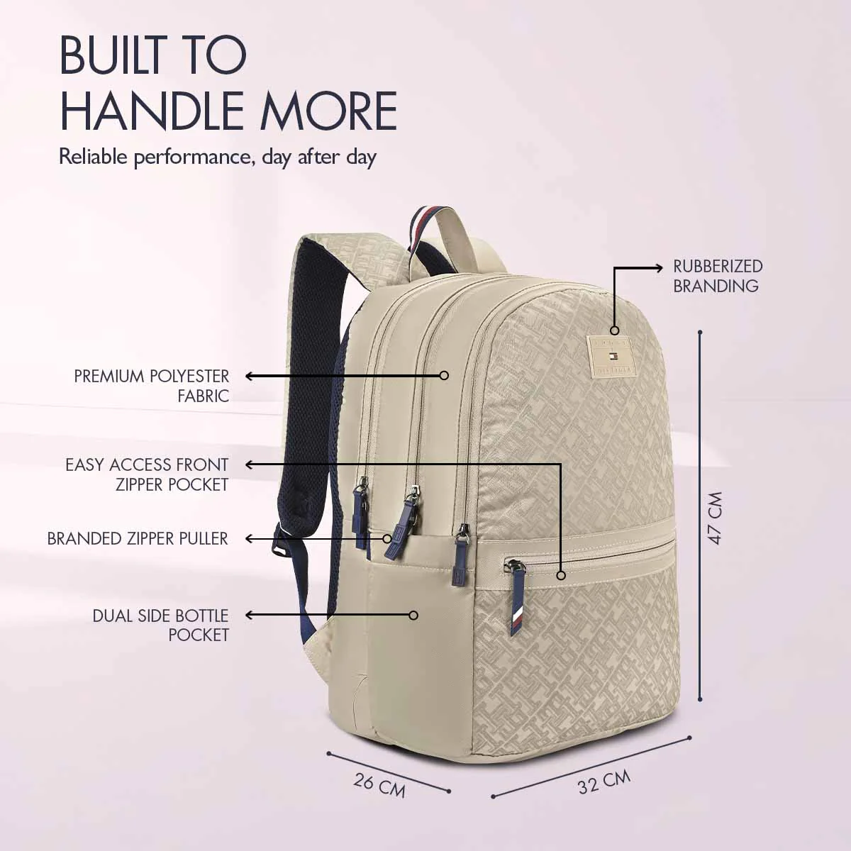 Tommy Hilfiger Crudle Non Laptop Backpack - Image 4