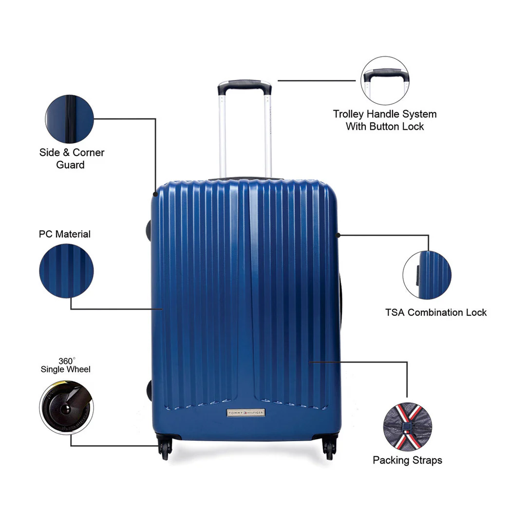 Tommy Hilfiger Crystal Unisex Hard Luggage - Image 4