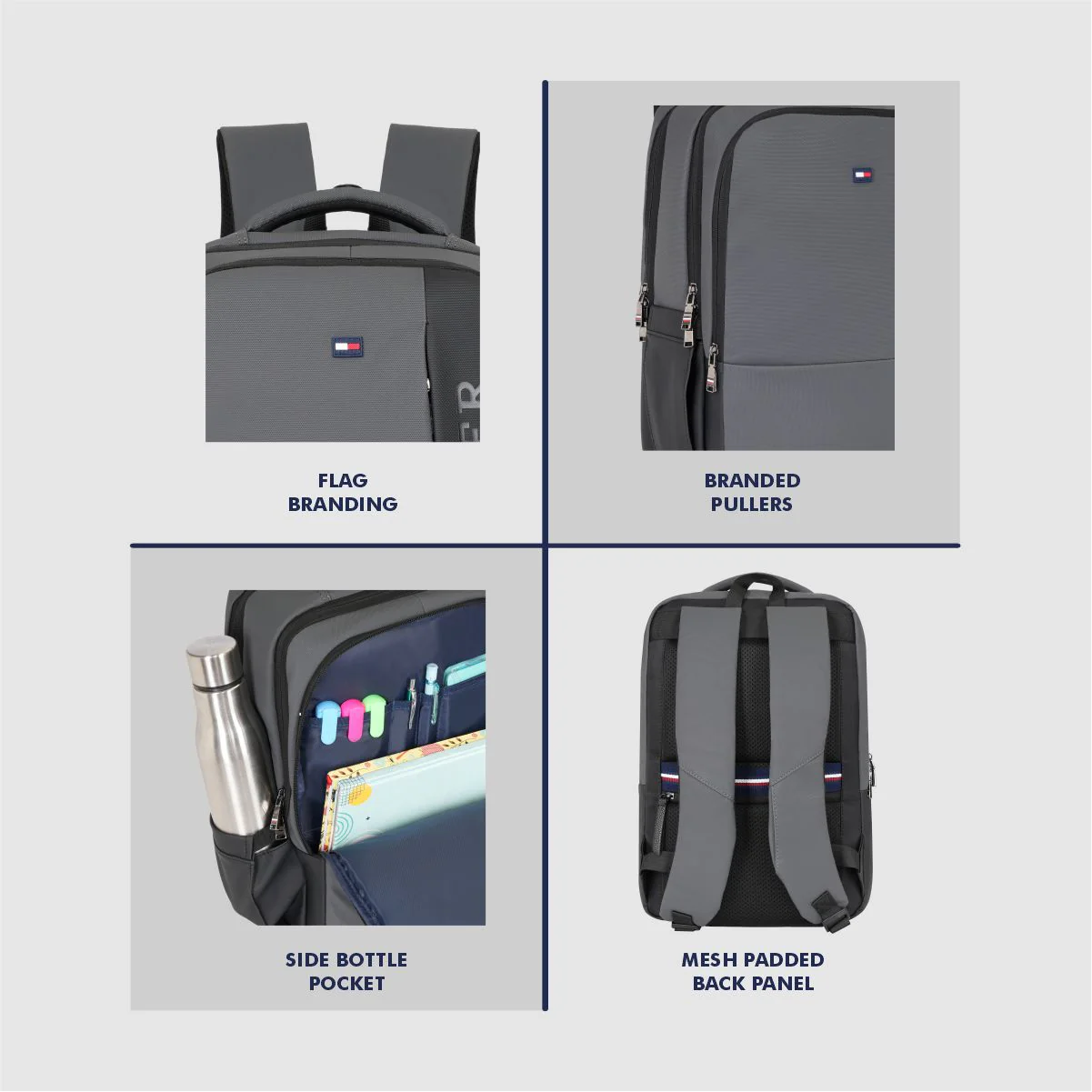 Tommy Hilfiger Cyrus Laptop Backpack - Image 4