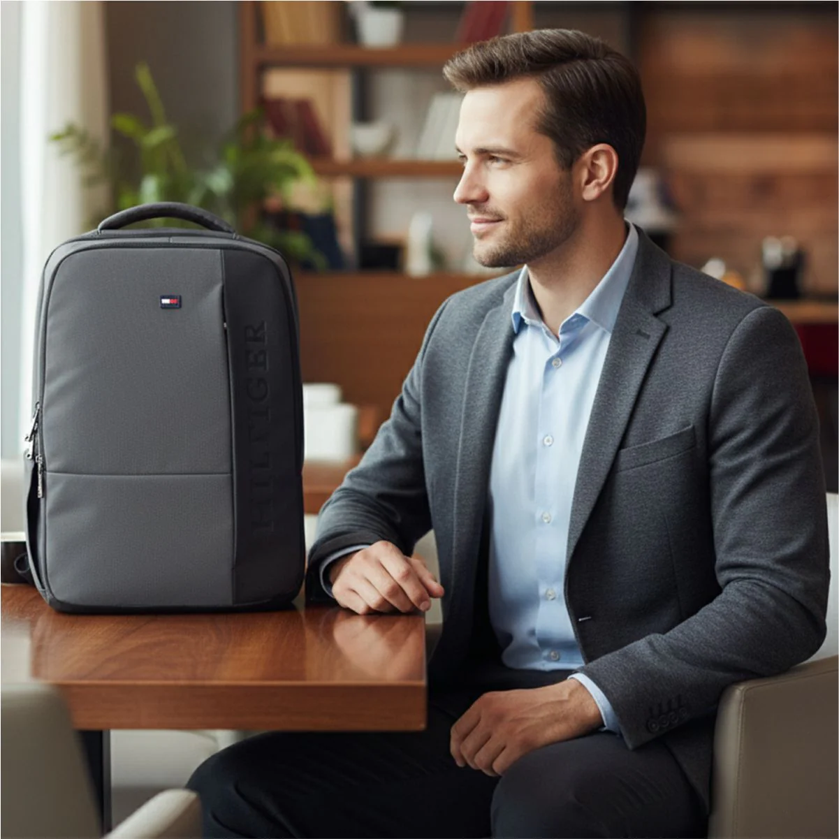 Tommy Hilfiger Cyrus Laptop Backpack - Image 6