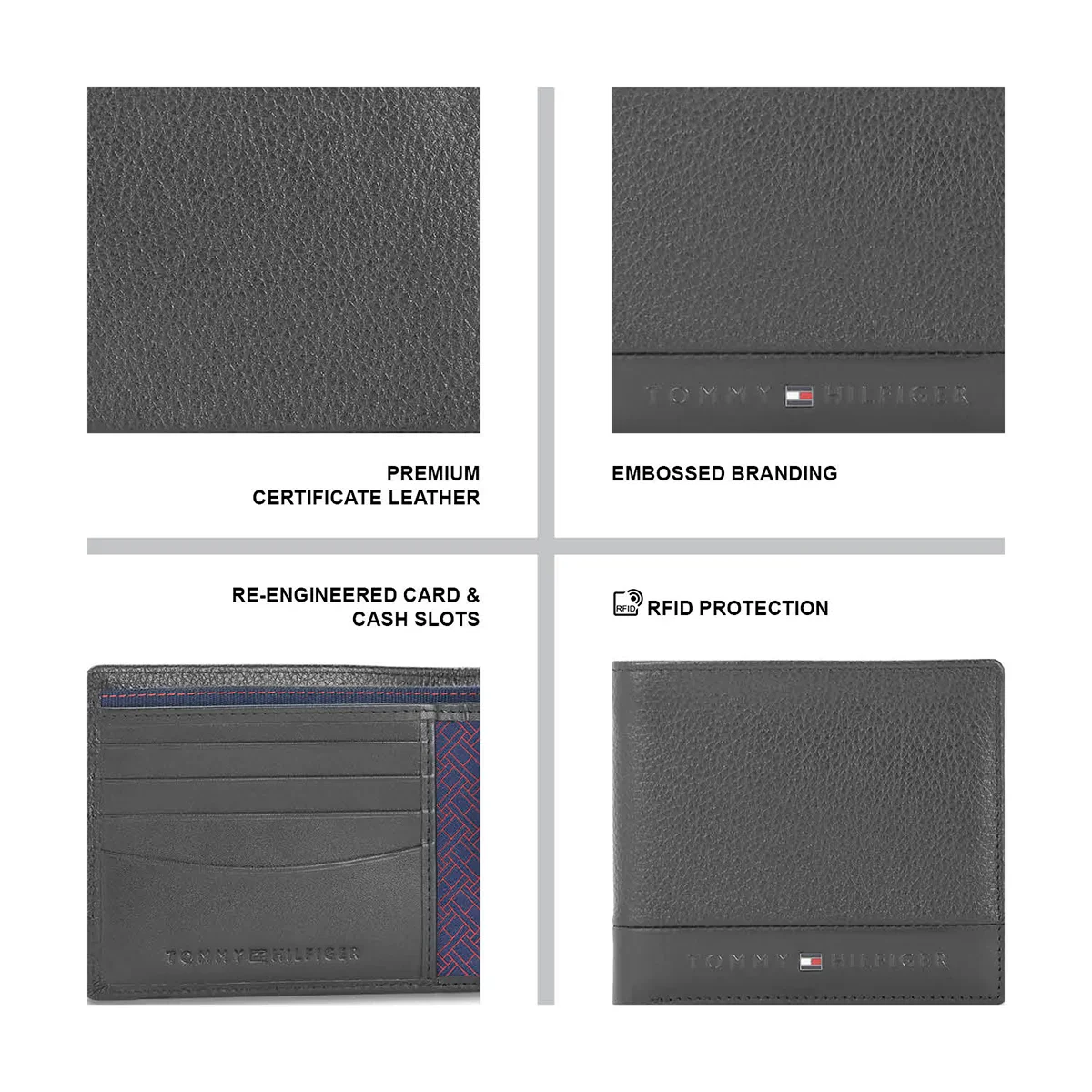 Tommy Hilfiger Debrecen Men's Leather Global Coin Wallet - Image 12