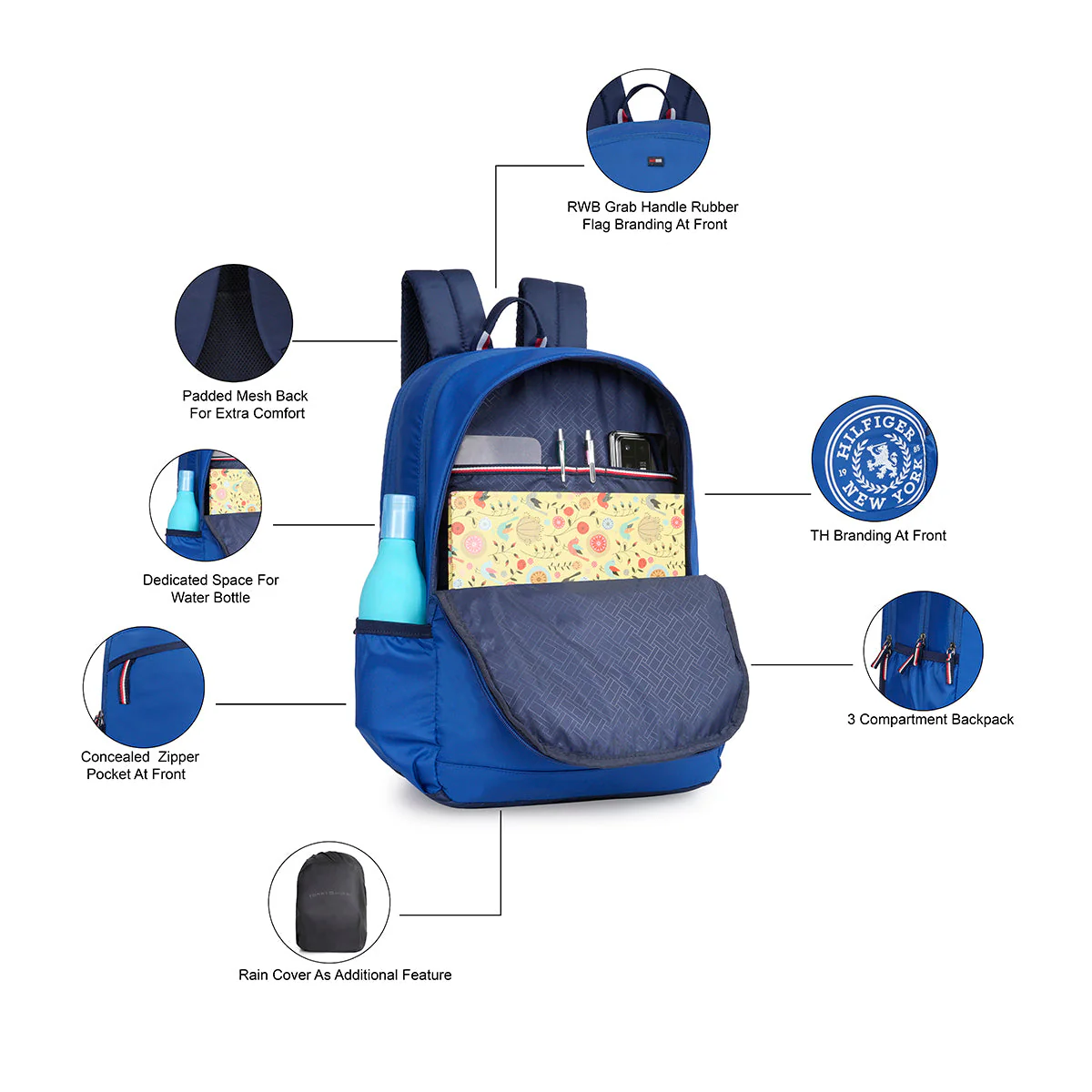 Tommy Hilfiger Deffodil Back to School Backpack - Image 4