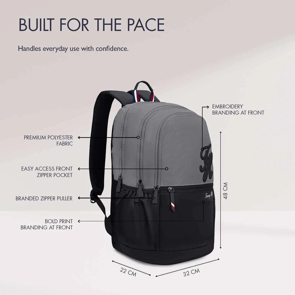 Tommy Hilfiger Dolph Laptop Backpack - Image 4