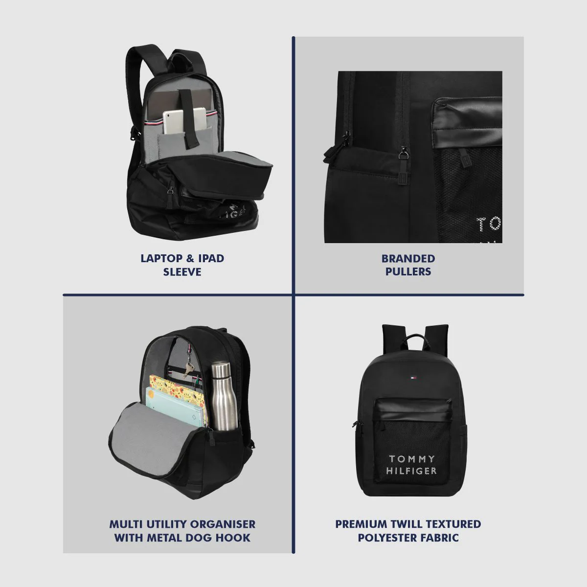 Tommy Hilfiger Donoho Laptop Backpack - Image 4
