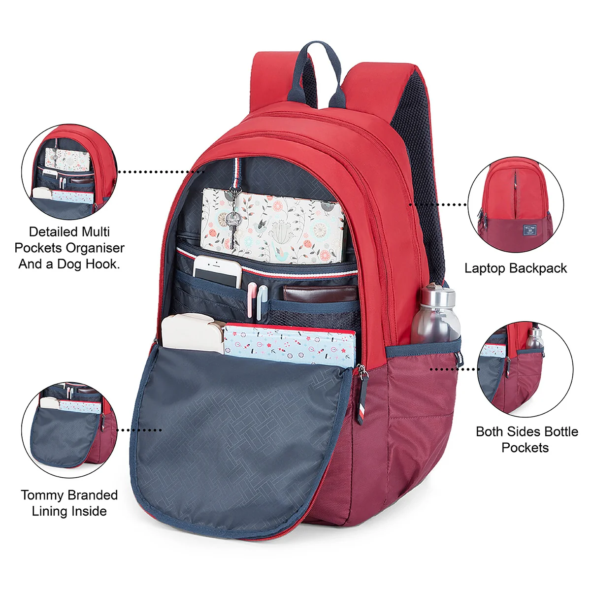Tommy Hilfiger Donte Laptop Backpack - Image 7