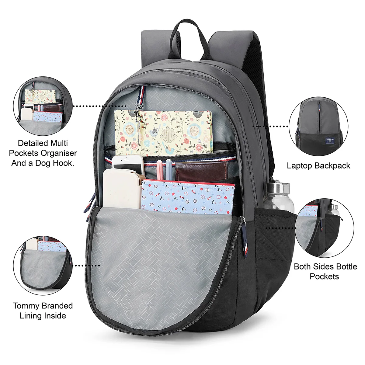 Tommy Hilfiger Donte Laptop Backpack - Image 7