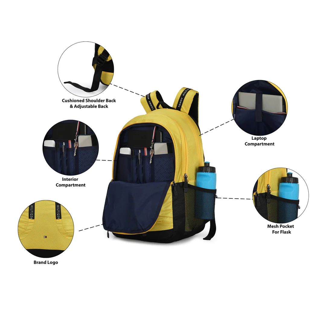 Tommy Hilfiger Draven Water-Resistant Laptop Backpack - Image 4