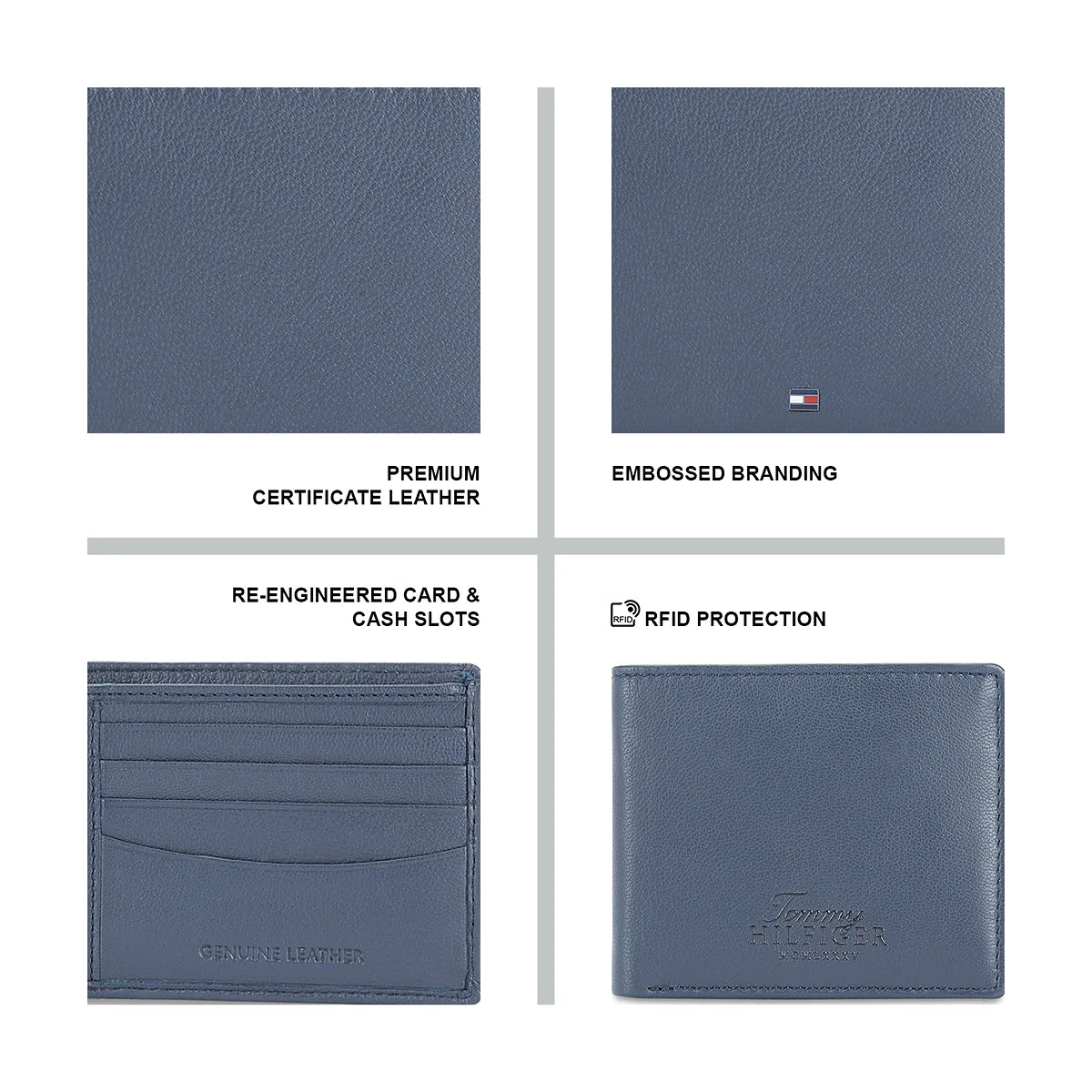 Tommy Hilfiger Duisburg Men's Slimfold Wallet - Image 8