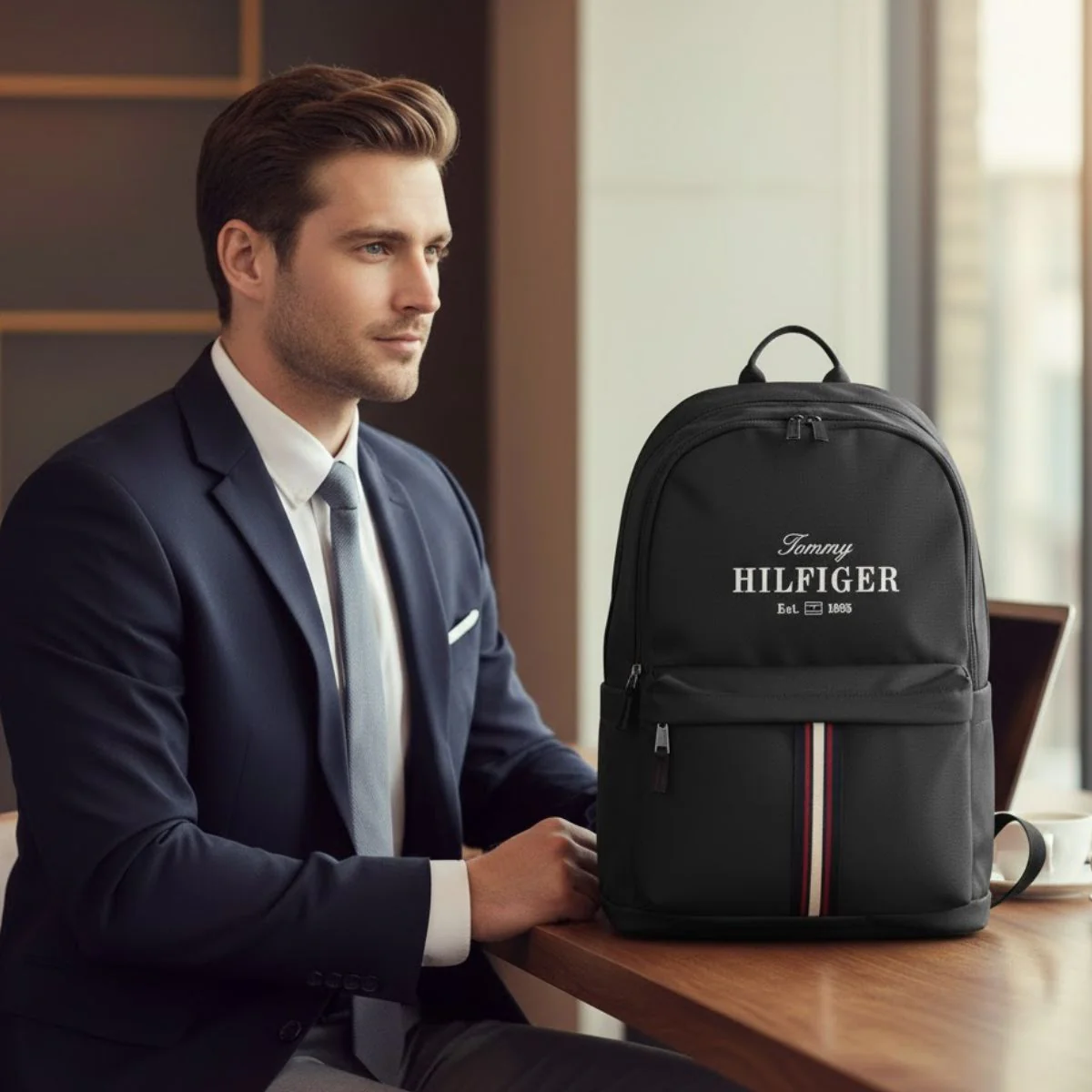 Tommy Hilfiger Elbert Laptop Backpack - Image 6