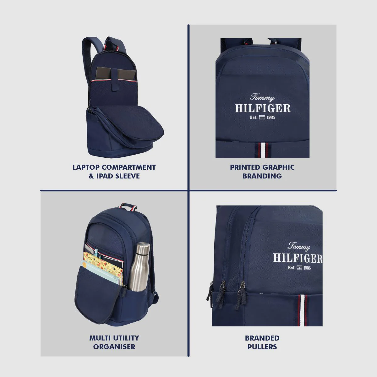 Tommy Hilfiger Elbert Laptop Backpack - Image 4
