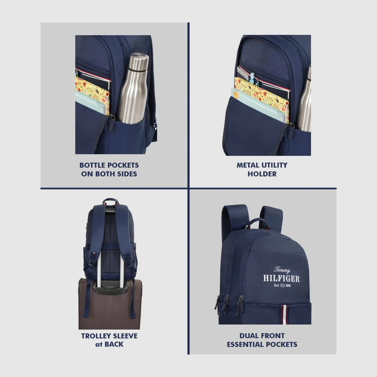 Tommy Hilfiger Elbert Laptop Backpack - Image 5
